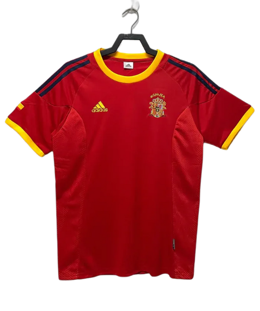 Spain 2002 I Home Jersey - Retro Version